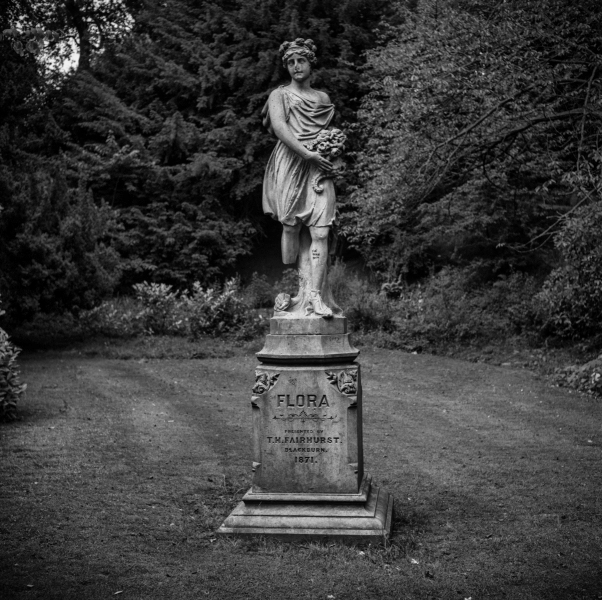 Broken Flora Statue - Corporation Park, Blackburn