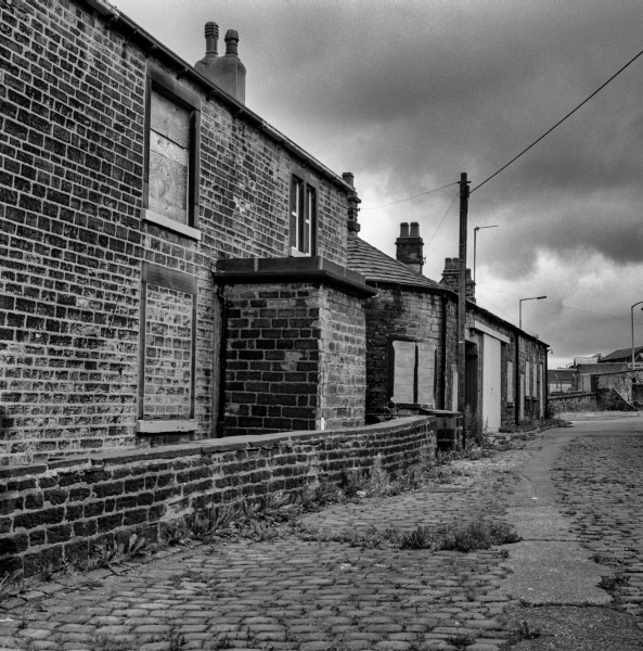 Buildings near the Leeds and Liverpool Canal at Higher Eanham, Blackburn 