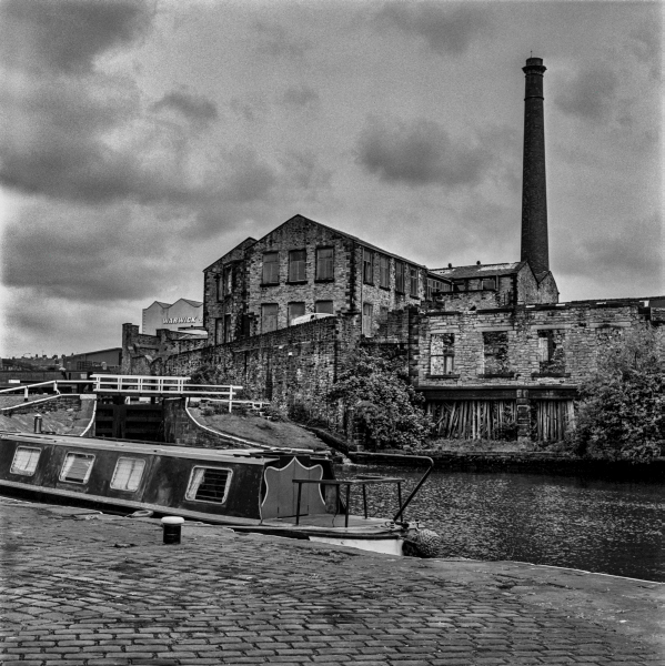 Wharf on Leeds Liverpool Canal, off Bolton Road - Blackburn - A Town and its People by Christopher John Ball