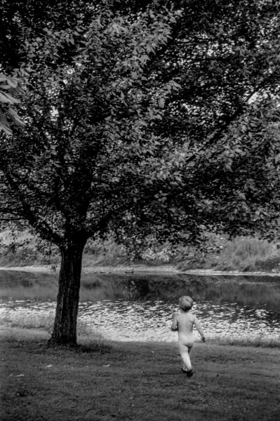 Child, Witton Park, River Blakewater - Blackburn - A Town and its People by Christopher John Ball