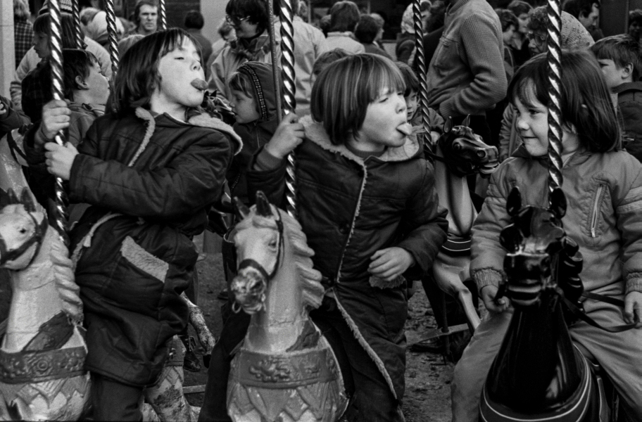 Children on Easter Fair Ride - Blackburn - A Town and its People by Christopher John Ball