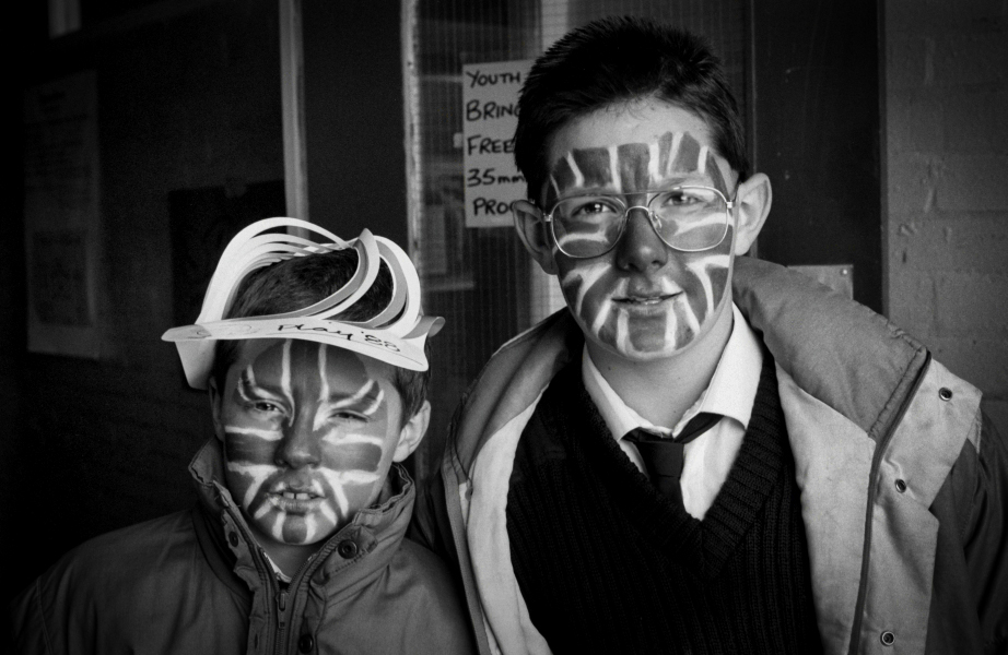 International Youth Year 1985 Face Painting - Blackburn - A Town and its People by Christopher John Ball