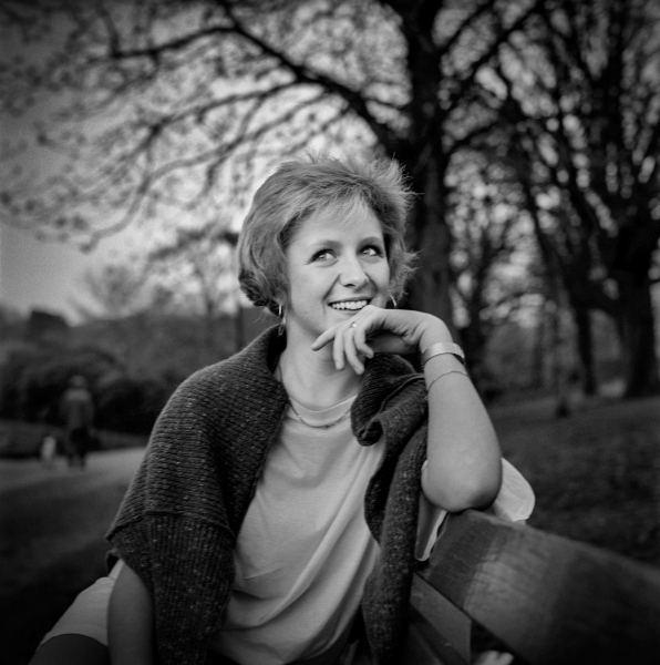 Young woman in Corporation Park - Blackburn a Town and its People Photographic Study