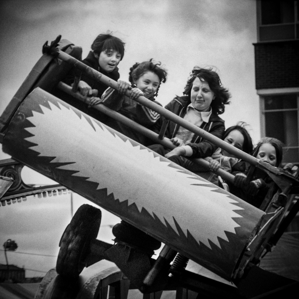 Children Enjoying Blackburn Easter Fair - Blackburn a Town and its People Photographic Study