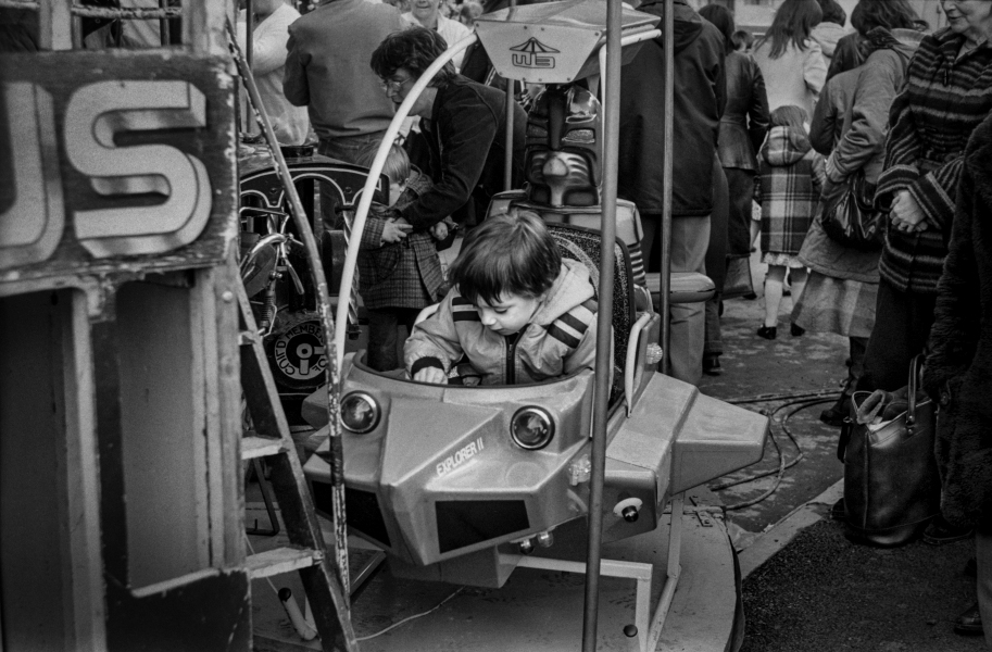 Preparing For Blackburn Easter Fair - Blackburn a Town and its People Photographic Study