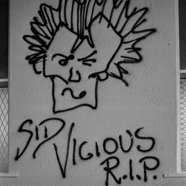 Graffiti - Sid Vicious RIP, Blackpool 1987 From British Coastal Resorts - Photographic Essay by Christopher John Ball