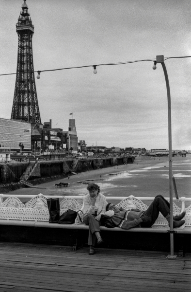 Couple on North Pier , Blackpool 1988 From British Coastal Resorts - Photographic Essay by Christopher John Ball