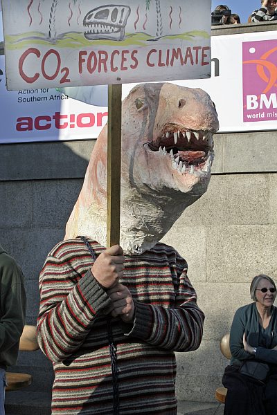 'London - A City and its People' - Climate Change Demo Trafalgar Square 6th November 2006 - A photographic study by Christopher John Ball - Photographer and Writer