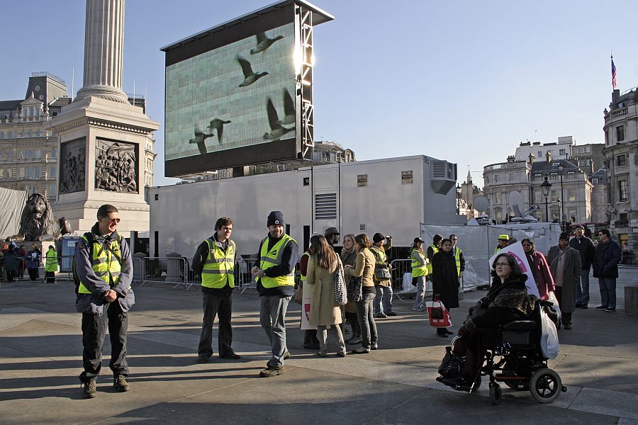 'London - A City and its People' - Climate Change Demo Trafalgar Square 6th November 2006 - A photographic study by Christopher John Ball - Photographer and Writer