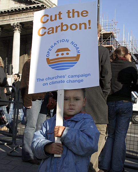 'London - A City and its People' - Climate Change Demo Trafalgar Square 6th November 2006 - A photographic study by Christopher John Ball - Photographer and Writer