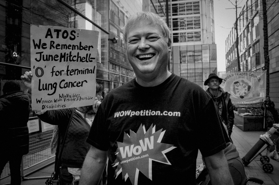 Part Two of Demonstration by disabled people and carers outside ATOS offices, London 19th February 2014