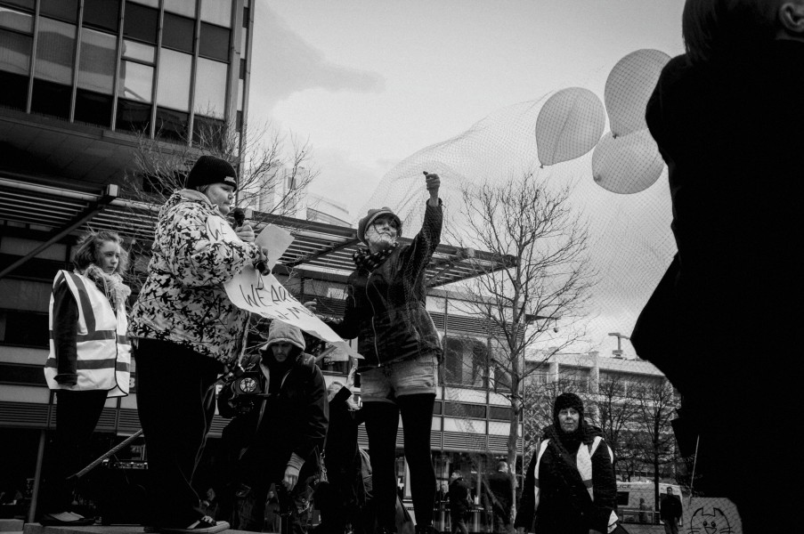 Part Two of Demonstration by disabled people and carers outside ATOS offices, London 19th February 2014