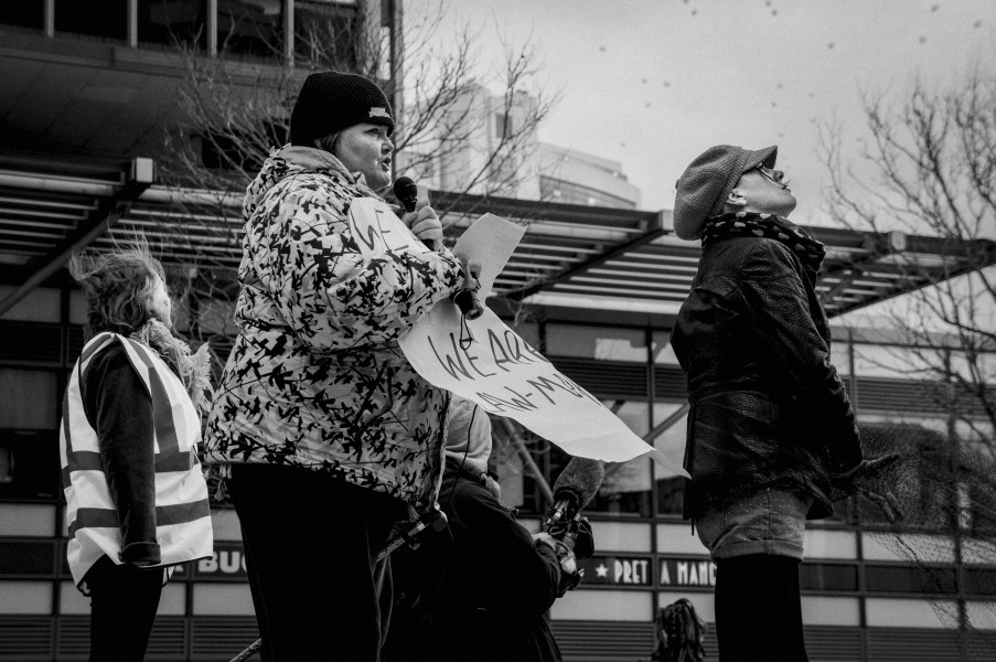 Part Two of Demonstration by disabled people and carers outside ATOS offices, London 19th February 2014