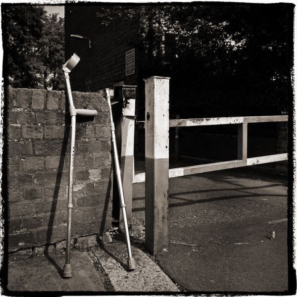 Crutches from Discarded: Photographic Essay by Christopher John Ball - Photographer & Writer