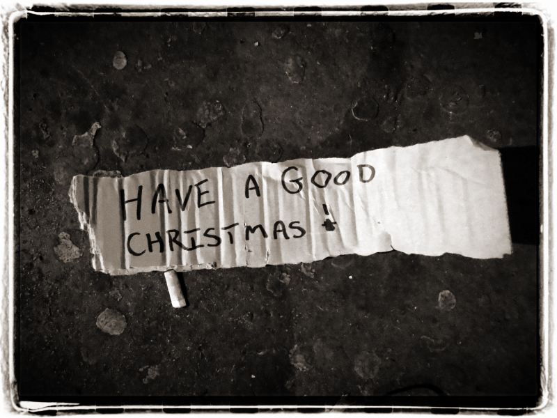 Have Good Xmas Note from Discarded: Photographic Essay by Christopher John Ball - Photographer & Writer