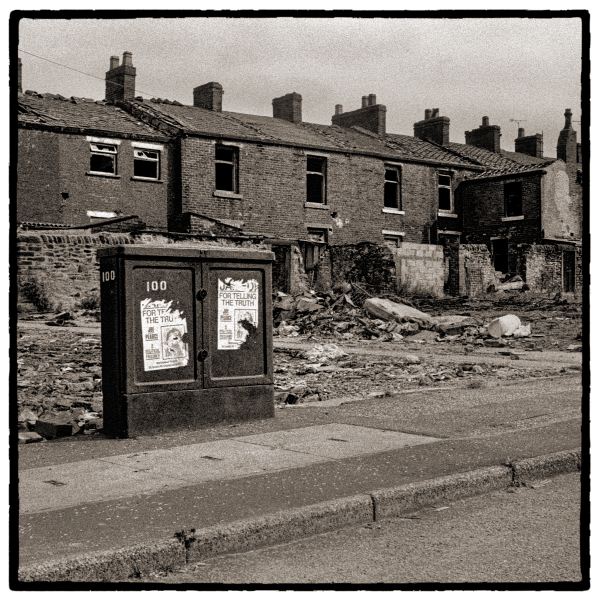 Street awaiting demolition from Discarded a Photographic Essay by Christopher John Ball Photographer and Writer