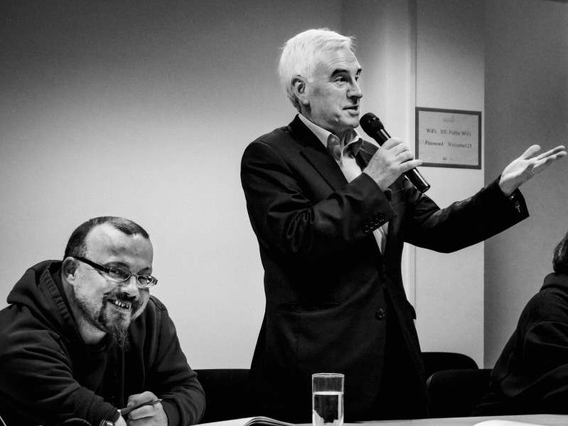 John McDonnell MP, Shadow Chancellor - DPAC Conference on ‘Disabled Peoples’ Resistance: Building Beyond Borders’ - 10th Sept 2016, London - Photographs by Christopher John Ball