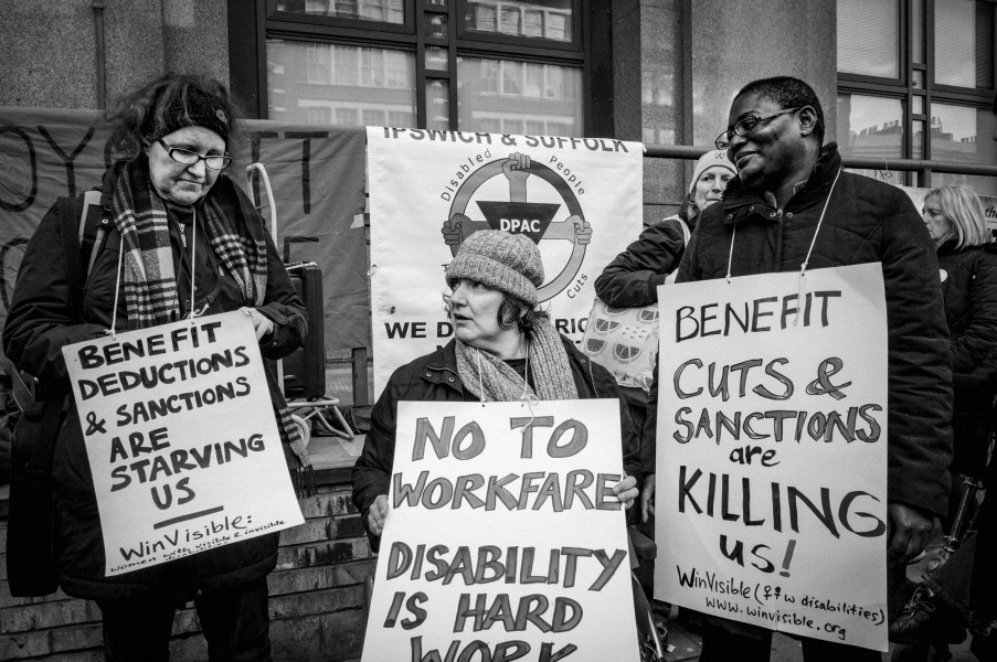 Boycott Workfare, DPAC and Mental Health Resistance Network - 4 March 2016 City Road Surgery, London - Photographs by Christopher John Ball