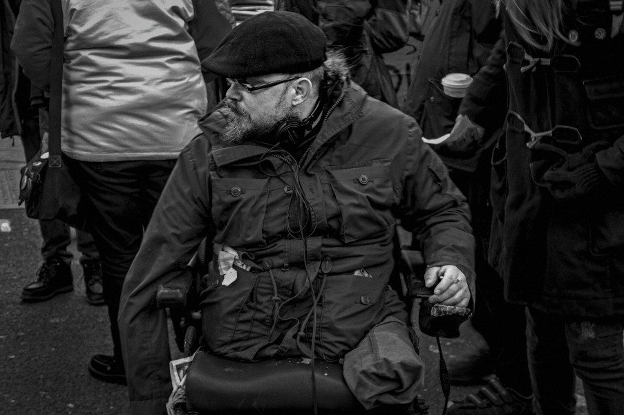 Boycott Workfare, DPAC and Mental Health Resistance Network - 4 March 2016 Road Block, Old Street, London - Photographs by Christopher John Ball