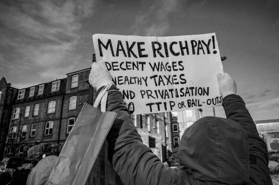 Boycott Workfare, DPAC and Mental Health Resistance Network - 4 March 2016 Road Block, Old Street, London - Photographs by Christopher John Ball