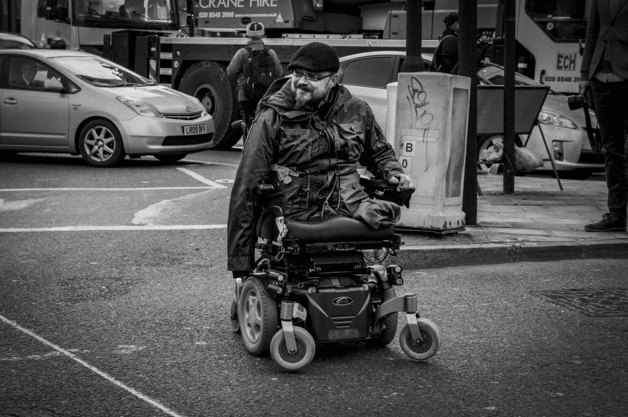 Boycott Workfare, DPAC and Mental Health Resistance Network - 4 March 2016 Road Block, Old Street, London - Photographs by Christopher John Ball