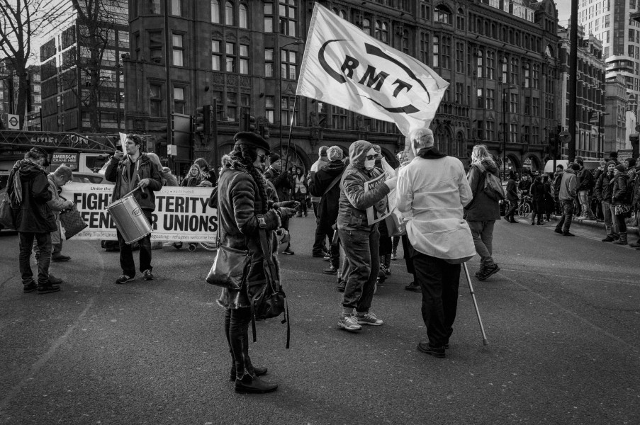 Boycott Workfare, DPAC and Mental Health Resistance Network - 4 March 2016 Road Block, Old Street, London - Photographs by Christopher John Ball