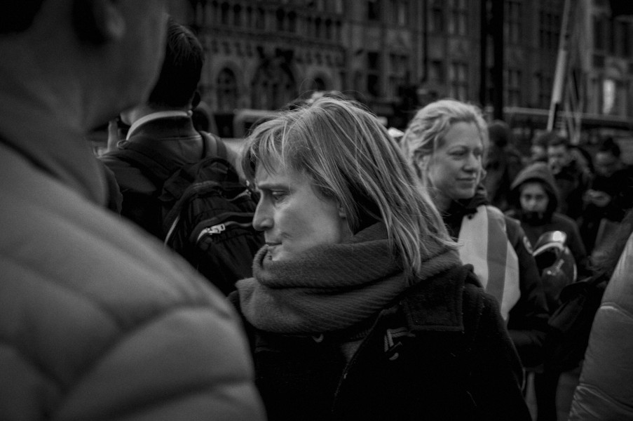 Boycott Workfare, DPAC and Mental Health Resistance Network - 4 March 2016 Road Block, Old Street, London - Photographs by Christopher John Ball