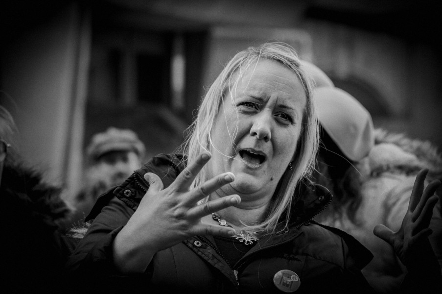 DPAC - Demonstration at Maximus Offices, London 2nd March 2015 Photographs by Christopher John Ball