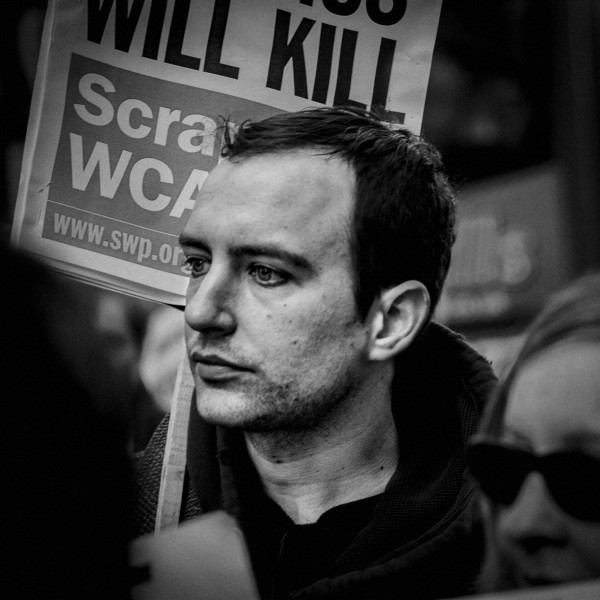 DPAC - Demonstration at Maximus Offices, London 2nd March 2015 Photographs by Christopher John Ball