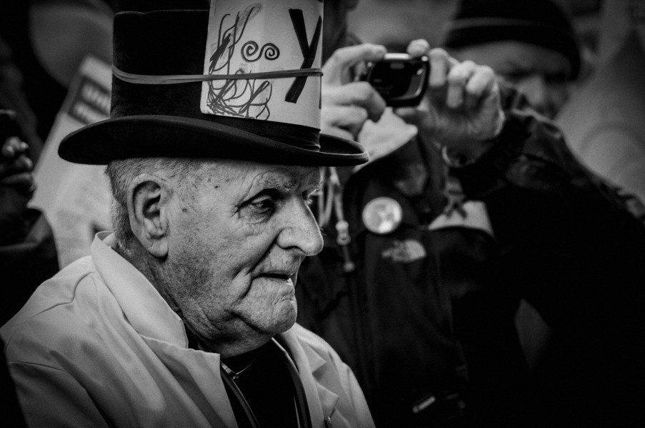 DPAC - Demonstration at Maximus Offices, London 2nd March 2015 Photographs by Christopher John Ball