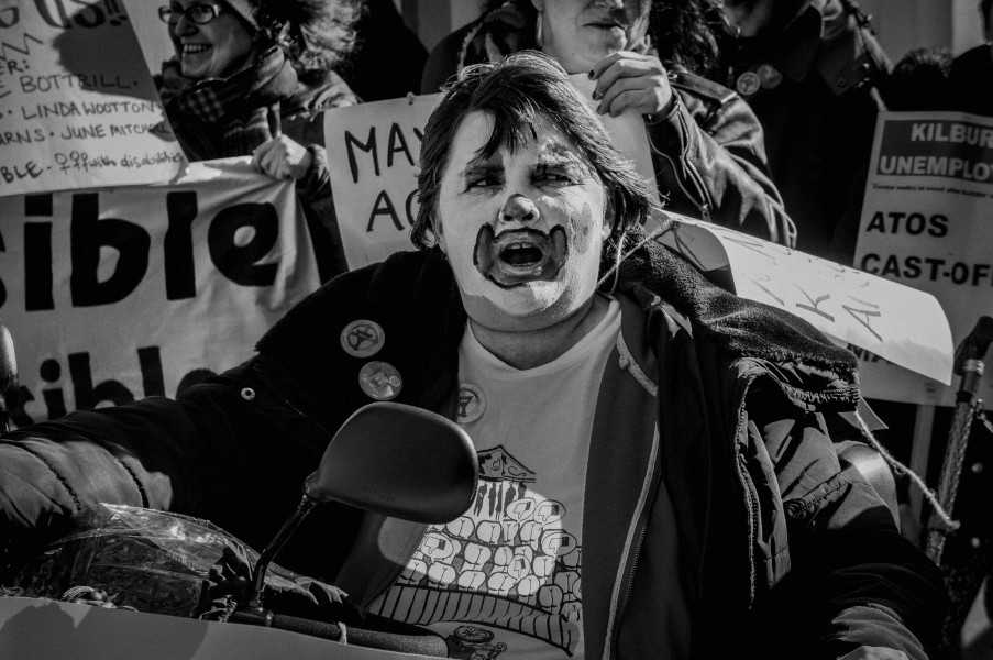 DPAC - Demonstration at Maximus Offices, London 2nd March 2015 Photographs by Christopher John Ball