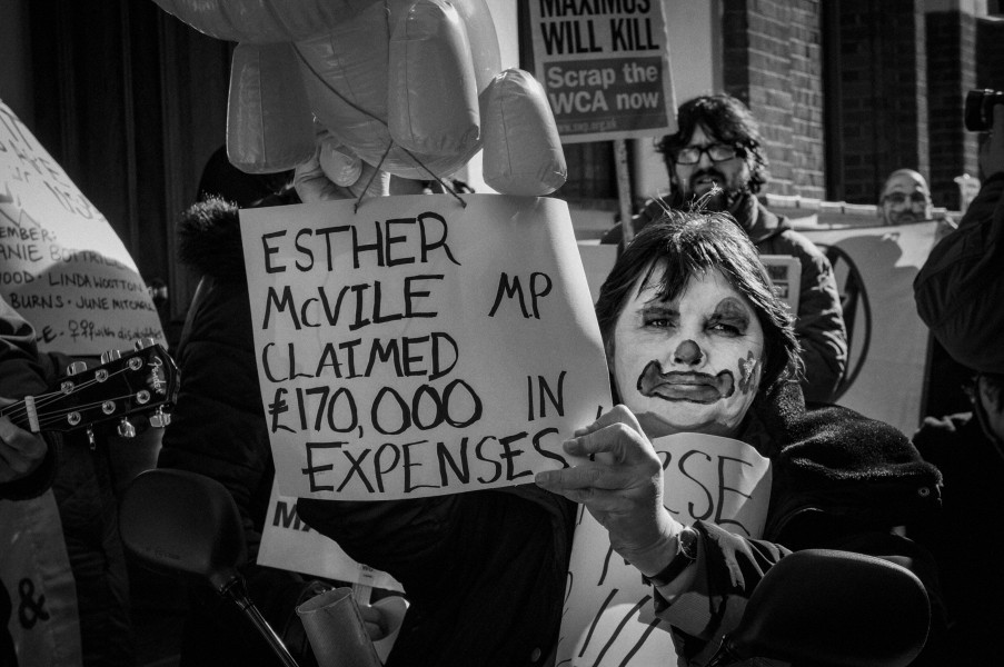 DPAC - Demonstration at Maximus Offices, London 2nd March 2015 Photographs by Christopher John Ball