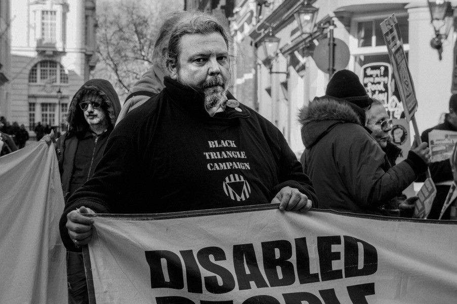 DPAC - Demonstration at Maximus Offices, London 2nd March 2015 Photographs by Christopher John Ball