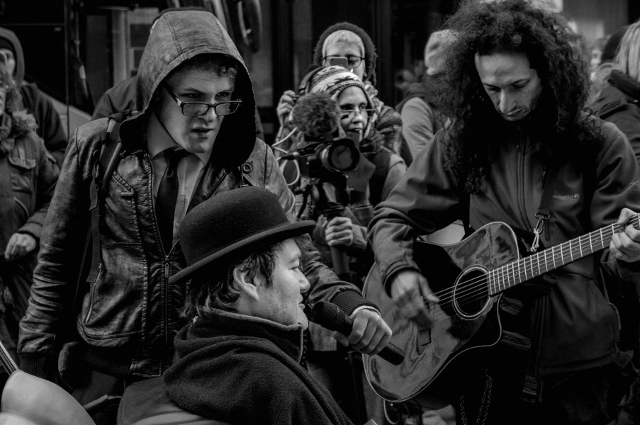 DPAC - Demonstration at Maximus Offices, London 2nd March 2015 Photographs by Christopher John Ball