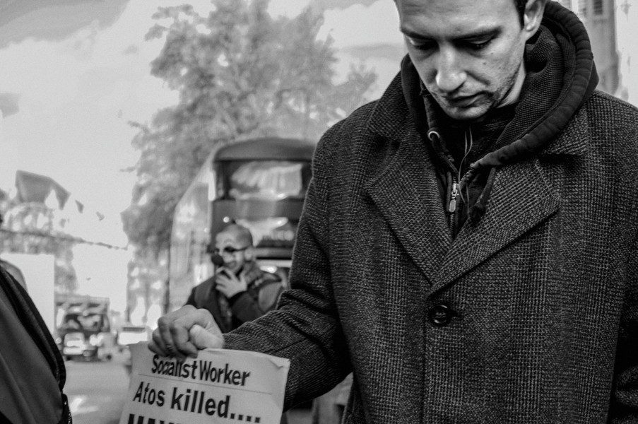 DPAC - Demonstration at Maximus Offices, London 2nd March 2015 Photographs by Christopher John Ball