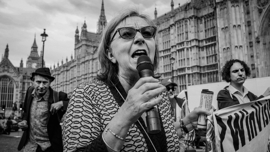 DPAC - PIP Fightback. Day of Action Against PIP. 13th July 2013, London. Part Three - Outside House of Commons, College Green. Photographs by Christopher John Ball