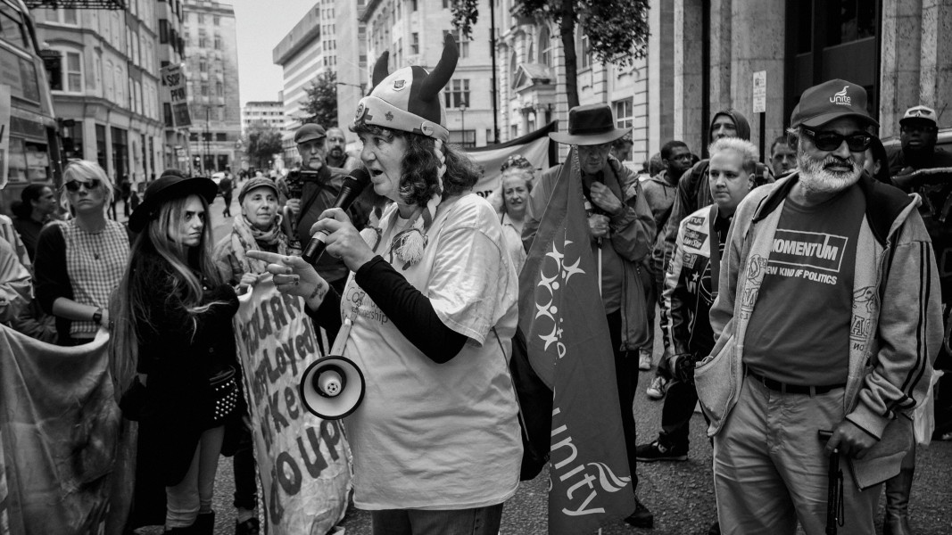 DPAC - PIP Fightback. Day of Action Against PIP. 13th July 2013, London. Part Two - Outside DWP Offices. Photographs by Christopher John Ball