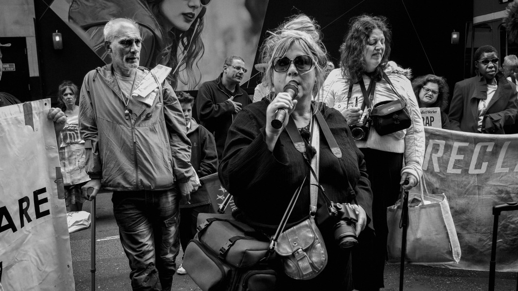 DPAC - PIP Fightback. Day of Action Against PIP. 13th July 2013, London. Part Two - Outside DWP Offices. Photographs by Christopher John Ball