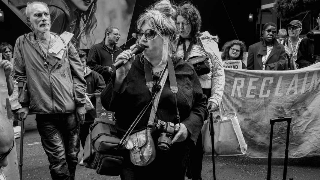 DPAC - PIP Fightback. Day of Action Against PIP. 13th July 2013, London. Part Two - Outside DWP Offices. Photographs by Christopher John Ball