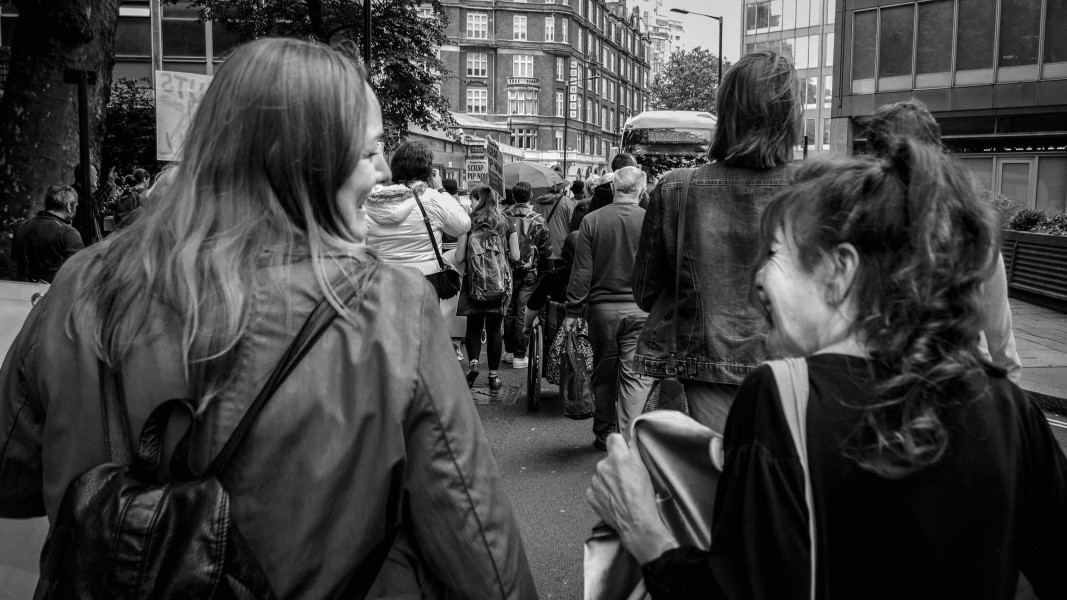 DPAC - PIP Fightback. Day of Action Against PIP. 13th July 2013, London. Part One - March towards DWP Offices. Photographs by Christopher John Ball