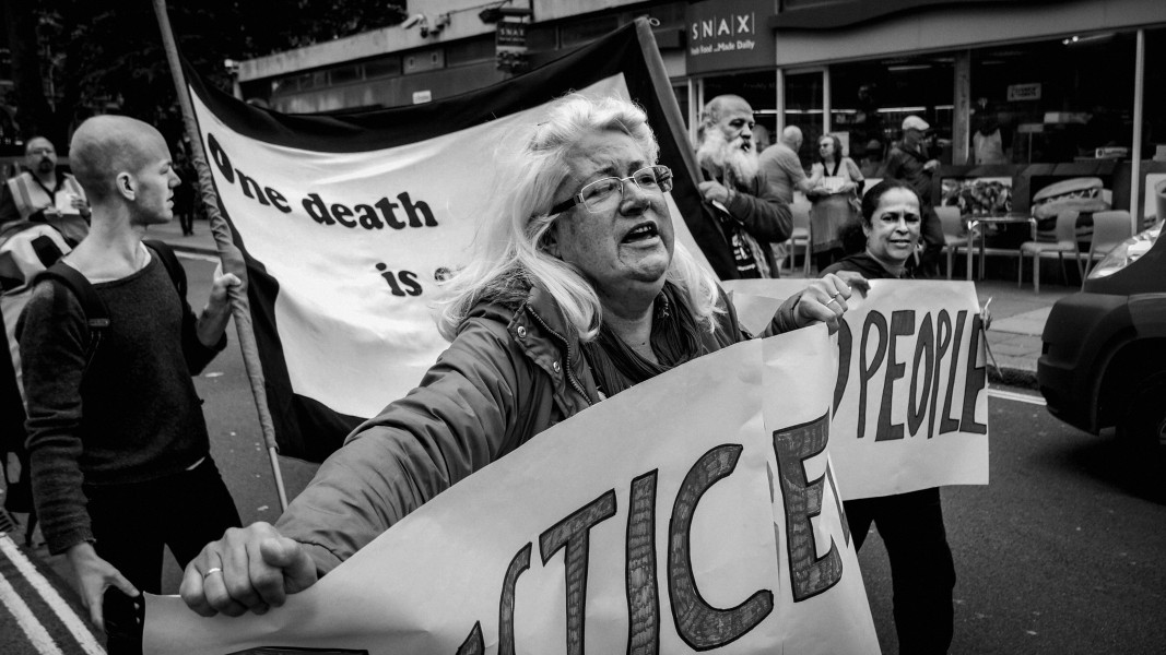 DPAC - PIP Fightback. Day of Action Against PIP. 13th July 2013, London. Part One - March towards DWP Offices. Photographs by Christopher John Ball