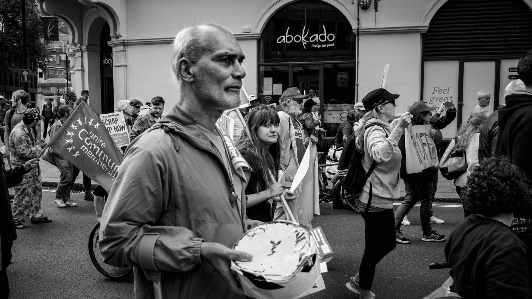 DPAC - PIP Fightback. Day of Action Against PIP. 13th July 2013, London. Part One - March towards DWP Offices. Photographs by Christopher John Ball