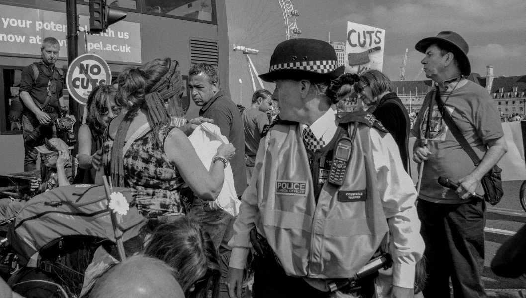 DPAC - Rights Not Games - A Week Of Action - September 4th-10th 2016 Westminster Bridge. the UK became the first country in the world to be investigated by the United Nations for grave and systematic violations of Disabled people’s rights. Photographs by Christopher John Ball - Part Two