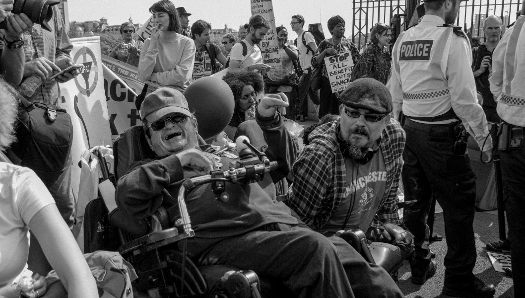 DPAC - Rights Not Games - A Week Of Action - September 4th-10th 2016 Westminster Bridge. the UK became the first country in the world to be investigated by the United Nations for grave and systematic violations of Disabled people’s rights. Photographs by Christopher John Ball - Part Two