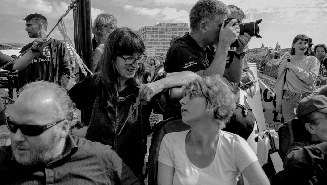 DPAC - Rights Not Games - A Week Of Action - September 4th-10th 2016 Westminster Bridge. the UK became the first country in the world to be investigated by the United Nations for grave and systematic violations of Disabled people’s rights. Photographs by Christopher John Ball - Part Two