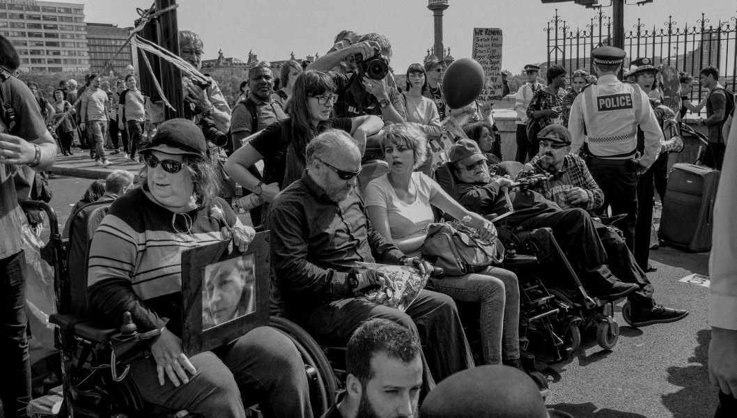 DPAC - Rights Not Games - A Week Of Action - September 4th-10th 2016 Westminster Bridge. the UK became the first country in the world to be investigated by the United Nations for grave and systematic violations of Disabled people’s rights. Photographs by Christopher John Ball - Part Two DPAC - Rights Not Games - A Week Of Action - September 4th-10th 2016 Westminster Bridge. the UK became the first country in the world to be investigated by the United Nations for grave and systematic violations of Disabled people’s rights. Photographs by Christopher John Ball - Part Two