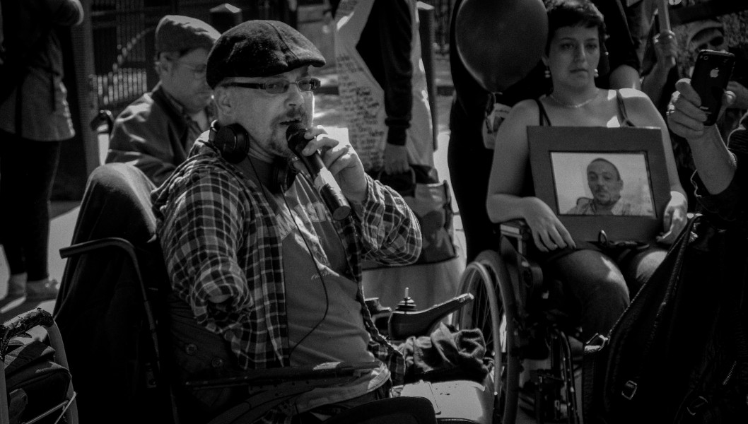 DPAC - Rights Not Games - A Week Of Action - September 4th-10th 2016 Westminster Bridge. the UK became the first country in the world to be investigated by the United Nations for grave and systematic violations of Disabled people’s rights. Photographs by Christopher John Ball