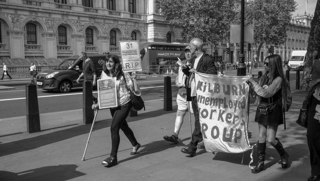 DPAC - Rights Not Games - A Week Of Action - September 4th-10th 2016 Westminster Bridge. the UK became the first country in the world to be investigated by the United Nations for grave and systematic violations of Disabled people’s rights. Photographs by Christopher John Ball