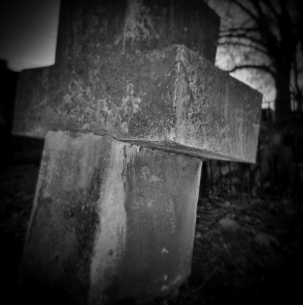 Holga Photograph of St Pancras Graveyard -4  by Christopher John Ball - Photographer & Writer