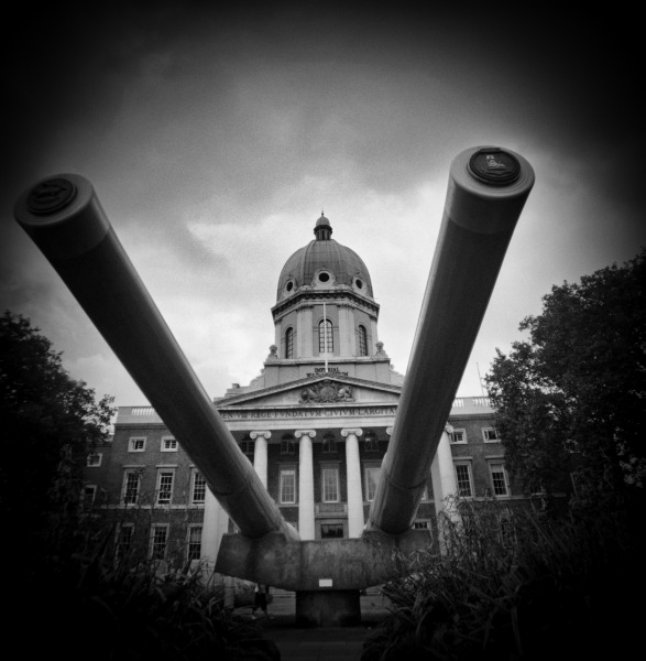 Holga photograph of Imperial War Museum London - 1 by Christopher John Ball